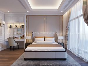 thiết kế nội thất tân cổ điển - phòng ngủ 1