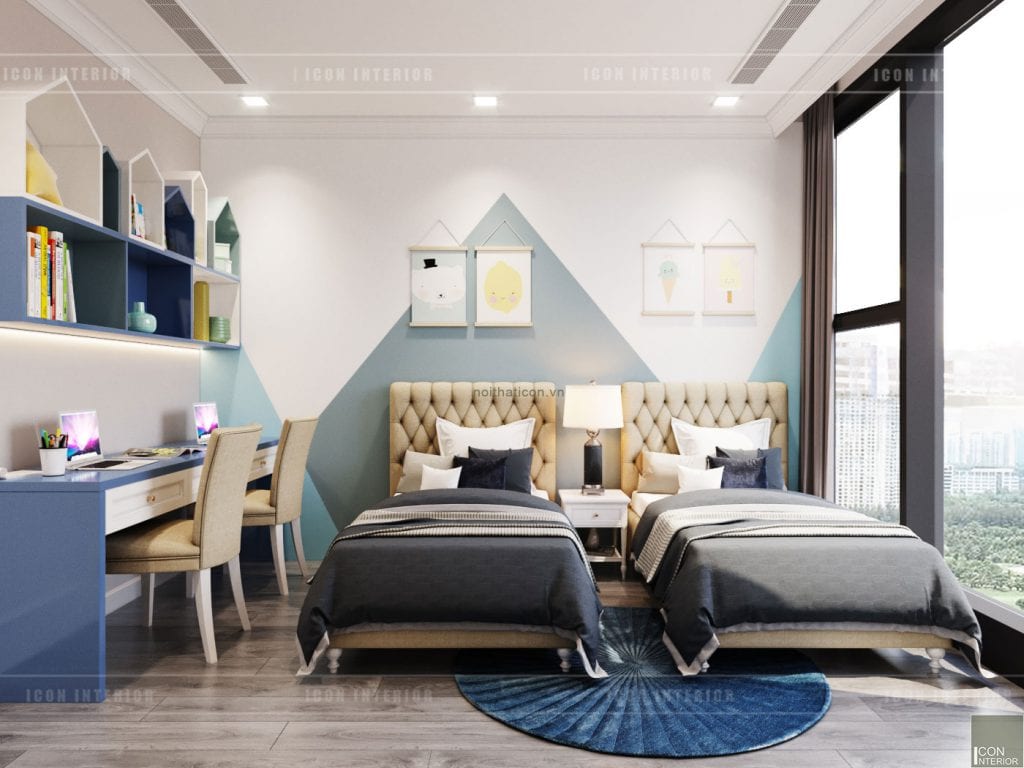 phòng ngủ em bé chung cư vinhomes