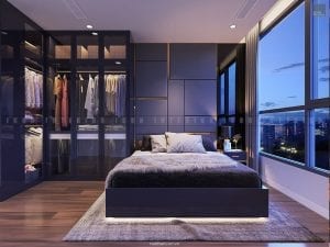 Thiết kế nội thất phòng master theo phong cách hiện đại