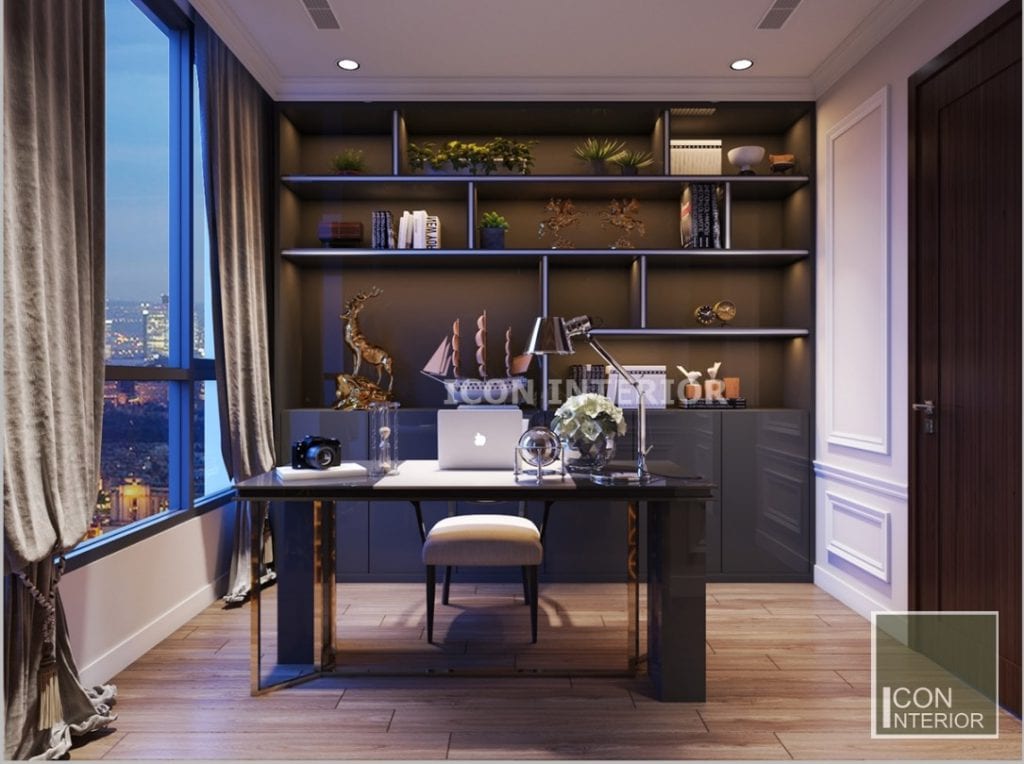 thiết kế phòng làm việc vinhomes central park