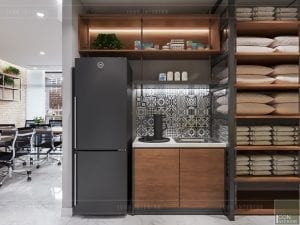 thiết kế nội thất văn phòng cao cấp - nhà bếp