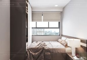 thiết kế căn hộ wilton novaland - phòng ngủ nhỏ