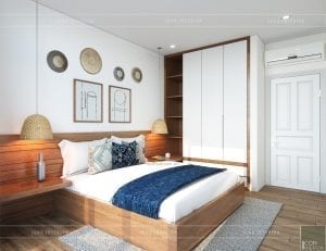 thiết kế nội thất căn hộ ocean vista - phòng ngủ 4