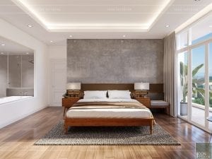 thiết kế nội thất căn hộ ocean vista - phòng ngủ master 2