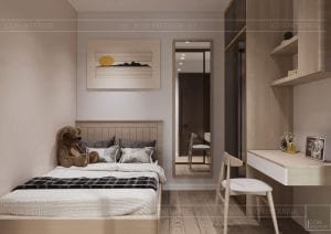 thiết kế nội thất theo phong cách tối giản - phòng ngủ 7