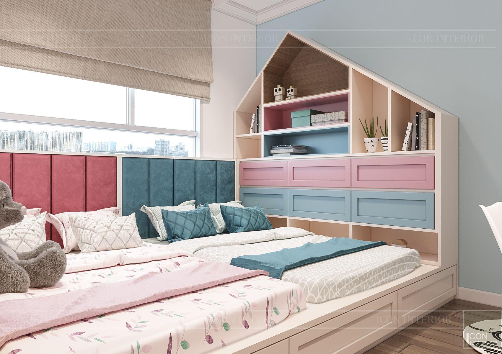 thiết kế căn hộ sunrise city - phòng ngủ trẻ em 2