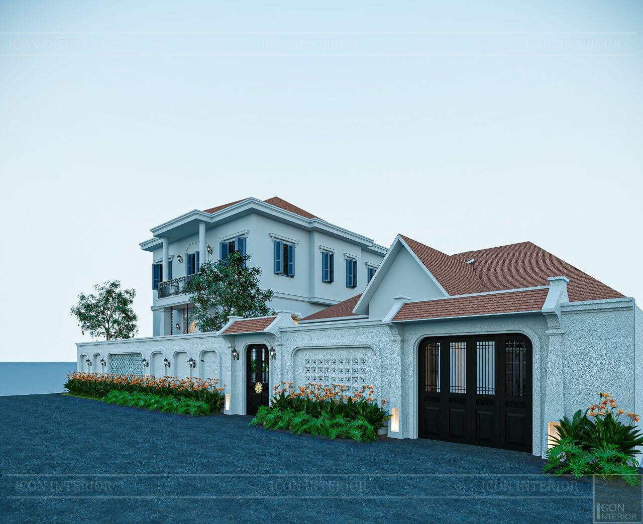 Mẫu thiết kế kiến trúc villa Thảo Điền