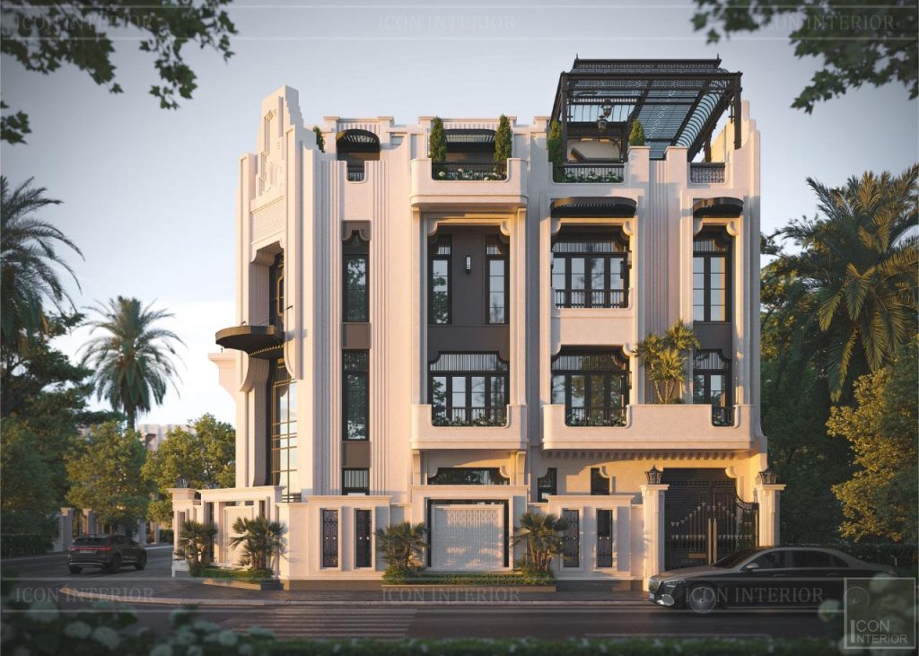 Mẫu thiết kế kiến trúc biệt thự.