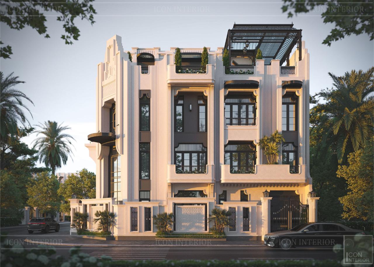 Mẫu thiết kế kiến trúc biệt thự.