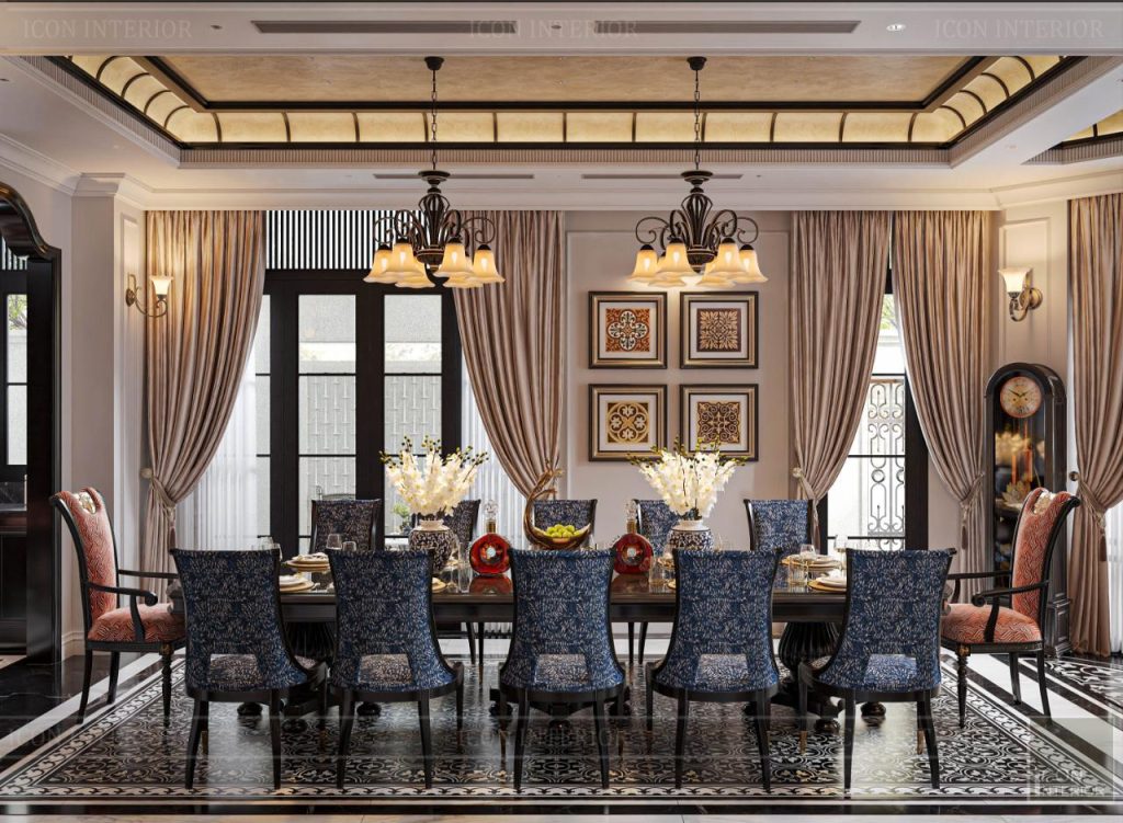 Thiết kế Indochine tinh tế trên từng chi tiết.